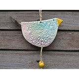 Keramik Huhn Vogel Gartendekoration