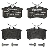 Brembo P85020 Hintere Bremsbeläge, Anzahl 4