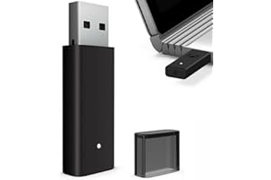 BAAQII Adaptador dongle receptor USB inalámbrico para juegos WIN 10 / Xbox One PC Controller X/S/Elite Series, adaptador inalámbrico compatible con controlador Xbox a PC Windows 10/11/8/8.1/7