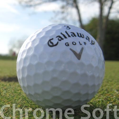 Preisvergleich Produktbild 50 CALLAWAY CHROME SOFT LAKEBALLS / GOLFBÄLLE - QUALITÄT AAAA / AAA