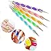 Fashion gallery 3d Tiny Caviar Nail Art Ball Beads 12colors Nail Tips Micro Ball Dotting pen Acrylic UV Gel Nail Tool ecoration Nail Accessories