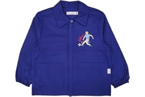 PRIMO DELLA CLASSE Grembiule a Casacca Scolastico, Blu, per Bambino e Ragazzo, Scuola Elementare