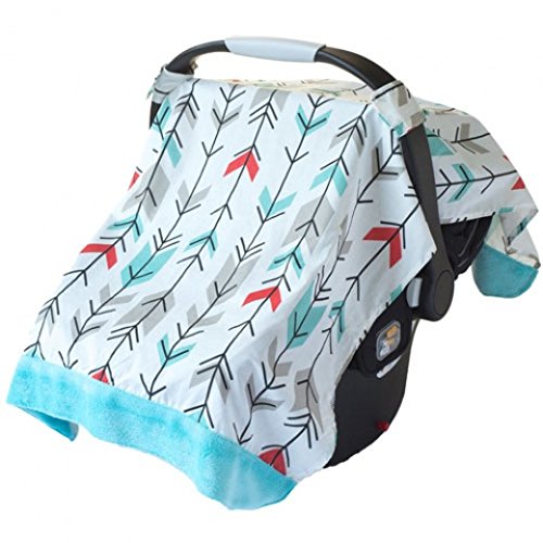 Preisvergleich Produktbild Itzy Ritzy Cozy Happens Musselin Kindersitz Himmel, Fletching Pfeile