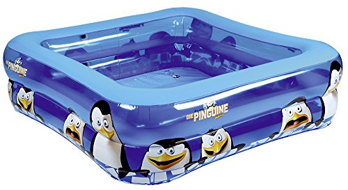 Happy People Quadrat Pool Die Pinguine, blau