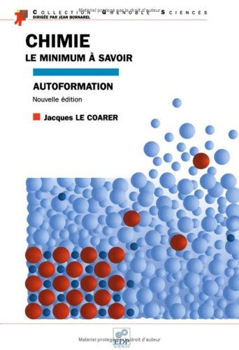 couverture de : Chimie, le minimum &agrave; savoir