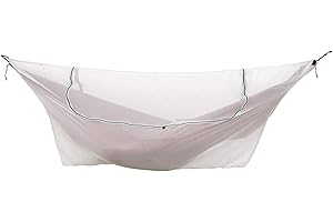 Ticket To The Moon - Moustiquaire 360 ° pour hamac - Protection Universelle Parfaite Contre Les Insectes (Net: 200 Trous/cm²) - Seulement 485 g - Double Fermeture Circulaire ouvre Plafond