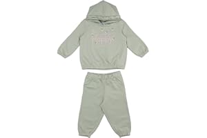 Prénatal, Completo Tuta Neonata Non Felpata, Pantalone Lungo e Felpa in Morbido Cotone, Abbigliamento Bambina