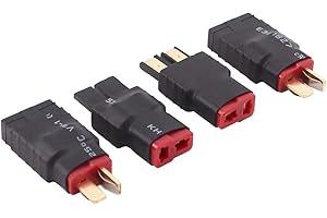 OliRC 4 pz Traxxas TRX a T-Plug Deans Style Maschio Femmina RC Connettore Adattatore (C81-4)