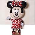 madeoko GIANT MICKEY MINNIE MOUSE FOIL BALLOONS BIRTHDAY PARTY 110CM DECOR UK (Minnie Mouse - Red Pukka Dot)