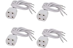 FIYA New Lon0167 4 unids Destacados F34-1 AC 500V eficacia confiable 2A G10q Base Light Socket Lamp Holder Especial para tubo de anillo(id:19b f7 3e 907)