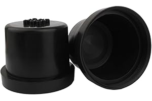 TAPPO COPRI POLVERI TOMALL 75mm 2,95 pollici con 9 fori per kit di conversione faro (confezione da 2)