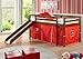 Produktbild Donco Kids Twin Zelt Loft mit Slide und Slat-Kits in Light Espresso
