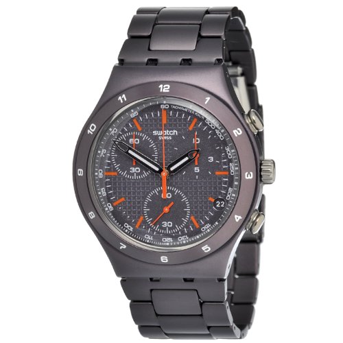 Swatch Damen-Armbanduhr Chronograph Edelstahl YCC4000AG