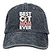 Produktbild Osmykqe Best Cat Mom Ever Denim Hat Adjustable Womens Great Baseball Caps Y020225