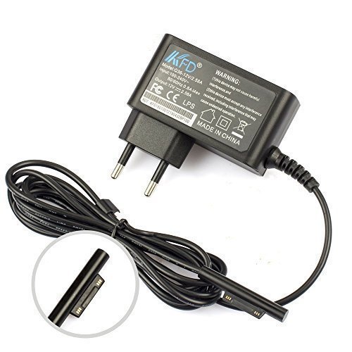 KFD Schnellladegerät Netzteil 12V für Microsoft Surface Pro 3, surface pro 3 ladekabel, microsoft surface pro 4 - 128gb - i5, Surface Pro 4, Microsoft Surface Pro 3 Pro 4 i5 i7 1625, Ladegerät Windows Microsoft Surface 3 1625 Tablet