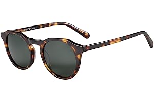 ZENOTTIC Gafas de Sol Polarizadas Redondas Vintage para Hombres y Mujeres con Protección UV400