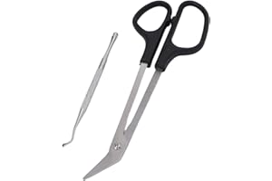 YOSOO HEALTH GEAR Ciseaux extra longs pour ongles des pieds, ciseaux pour ongles à pointe épaisse et manche long, podologue, manucure, pédicure pour personnes âgées, hommes et femmes