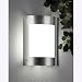 Produktbild Wandleuchte 1-flammig Aqua Window Größe: 28 cm H x 21 cm B x 8 cm T, Eigenschaften: Ohne Bewegungsmelder, Ausführung (des Gestells): Edelstahl