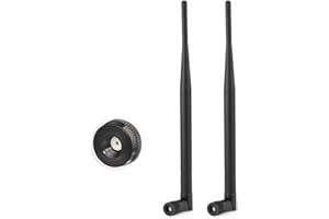 Eightwood 868 MHz Antenne RP-SMA Antenne Kipp-und-Schwenkbar Omni Directional 2 Stücke für Homematic CCU3 CCU2 Raspberry Pi-HM-MOD-RPI-PCB-Bausatz Fibaro ELV RaspberryMatic PiVCCU MEHRWEG