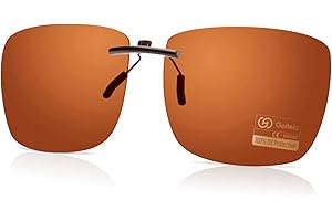 Goiteia Polaryzowane okulary do jazdy nocnej Clip-on zapobiegające oślepianiu dla mężczyzn i kobiet, skutecznie redukują oślepianie nadjeżdżających reflektorów, widoczność w wysokiej rozdzielczości