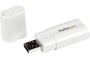 StarTech.com USB to Stereo Audio Adapter Converter - USB stereo Adapter - USB External sound Card - Laptop sound Card (ICUSBAUDIO)