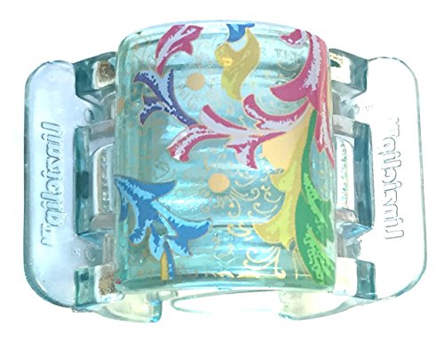 Linshell - Linziclip Midi - Paisley Translucent Tropical Turquoise