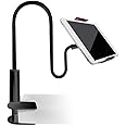 Tablet Cellphone Stand Holder,Gooseneck Lazy Bracket For 4-10.6 Inches Iphone Ipad Gps Samsung Lg Blackberry Devices,360 Degree Rotating,27.5" Flexible Arm - Black