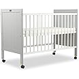 LuvLap Cot C-75 Wooden Baby Cot for Kids with Mattress, 3 Level Height Adjustment, Convertible into Low Bed, Suitable for Newborn Babies (White)