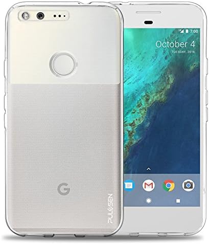 Google Pixel Case, PULESEN® Google Pixel Case Cover [Crystal Clear] Ultra Slim / Scratch Resistant / No Bulkiness Premium Transparent Soft TPU Protective Case for Google Pixel 2016