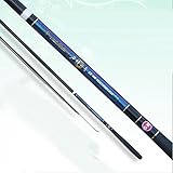 DIAOYUJUT Teleskop-Angelruten - Travel Spinning Angelruten für Süßwasser und Salzwasser und ideal für die Pike Carp Coarse Sea Game Predator Angeln, 5.4m