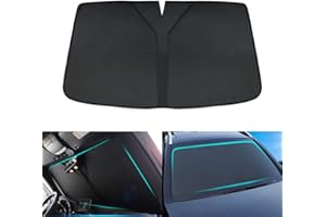 JINYISI Convient pour Mercedes Benz Classe A W177 2019-2021, pare-soleil de pare-brise avant pliable, décoration de voiture, Noir