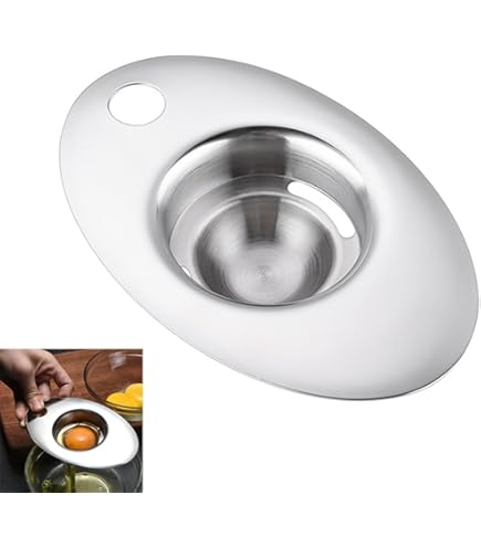 FIXOSHEE 2er Set Eiertrenner - Praktischer Küchenhelfer Für Eiweiß & Eigelb