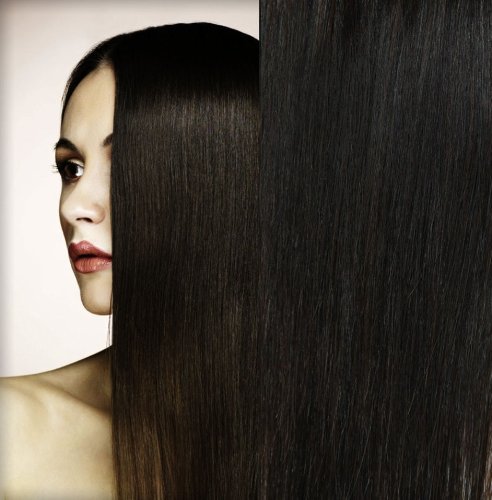 GoGoDiva Clip in Hair Extensions 100% Human Remy Hair #2 Darkest Brown colour 15 inches Length 90 grams hair weight