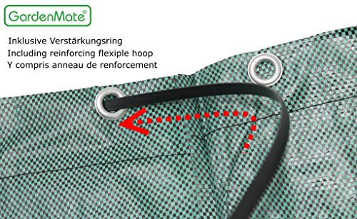 GardenMate® 2x 500L Gartensack PROFESSIONAL aus robustem Polypropylen-Gewebe (PP) - 3