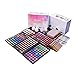 MakeUpPro - 291pcs Complete Beauty Kit With 180 Color Make-Up Eye Shadow Shimmer Palette, 66 Color Lip Gloss Palette, 12 Glitter Eye And Lip Liner Pens, 12pcs Makeup Brush Set, 15 Color Concealers, 5 Makeup Teardrop Sponges + Professional Eyelash Curler