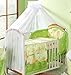 Luxury Baby Crown Canopy Drape / Mosquito Net Only Large 480 cm for Cot Bed (Decorative Shifon Rose) - WHITE