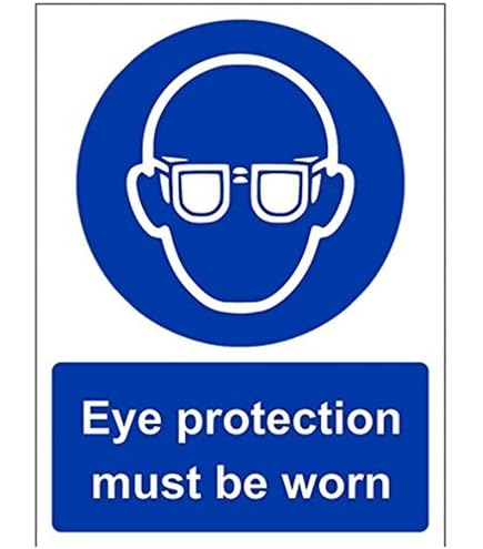 Vsafety Schild „Gehörschutz Tragen“ – Selbstklebend, 150x200 Mm, Blau-weiß, EN ISO 7010 Konform