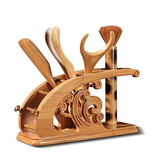 Home Care Wholesale® Bambú té - juego de accesorios completo Kung Fu Juego De Té