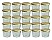 Produktbild 25er Set Sturzglas 230 ml Marmeladenglas Einmachglas Einweckglas To 82 gold farbiger Deckel