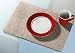 Produktbild Filzuntersetzer Tischset Platzset rechteckig 45 x 30 cm Filz Untersetzer creme melange melliert 4er Set Gilde