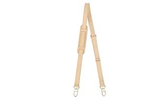 Senral Breit Leder Schulterriemen 2.5 cm Lederschultergurt Verstellbar Riemen Kompatibel mit Umhängetasche, Handtasche Graceful,Speedy35,Reisetasche Keepall 45 50 55