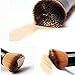 Fashion Base® 3+1 Makeup Brush Set-3Pcs Professional Makeup Brushes Set+Makeup Sponge-Face Powder Liquid Foundation Oval Cream Concealer Makeup Brushes-Beauty Cosmetics-Make Up Cleaning Sponge Powder Puff