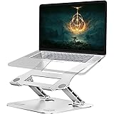 Dyazo Solid Height and Angle Adjustable Tabletop Laptop Riser/Laptop Stand for Desk Compatible for Mac Book, Laptops, Noteboo