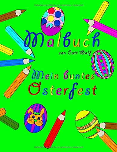 Malbuch: Mein buntes Osterfest