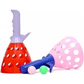 Chanak Click and Catch Twin Ball Game with 2 Balls for Kids & Adults, Pop & Catch Ball Play Fun Boys & Girls, Indoor & Outdoo