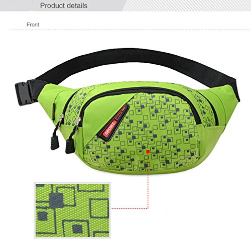 newyond deportes running cintura Pack, Verde