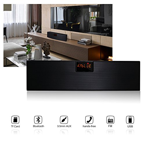 CAHAYA Bluetooth 4,2 Lautsprecher Tragbare 10W Lautsprecher mit 2000mAh Akku. 10 Meter Reichweite geeignet unterstÃ¼tzt TF Karte/MMC Karte/Radio/AUX
