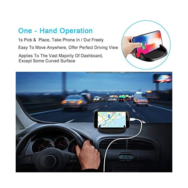 Beeasy Handyhalter fürs Auto, Handyhalterung Universal KFZ für iPhone,Samsung,Huawei,Xiaomi,OnePlus,LG Telefon oder GPS-Geräte – Bild 3