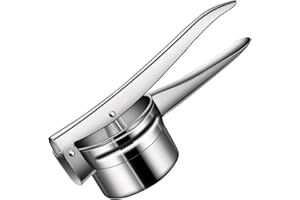 FEYIUBMEN Lo schiacciapatate in acciaio inox – durevole e facile da pulire Uno spremiagrumi in acciaio inox e patate e spaghetti costruiti secondo la costruzione del cestino