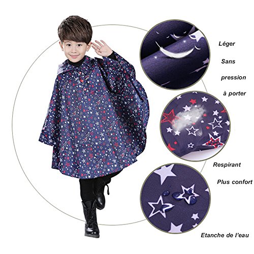 Bwiv Manteau Impermeable Poncho Pluie A Capuche Fille Garcon Unisexe Cape Pluie Enfant 4 8ans Vetements De Pluie Leger Vetements Vetements Impermeables Bhattbros Com